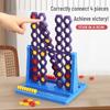 3D Rotating Four-in-a-Row Interactive Toy for Kindergarten Students
