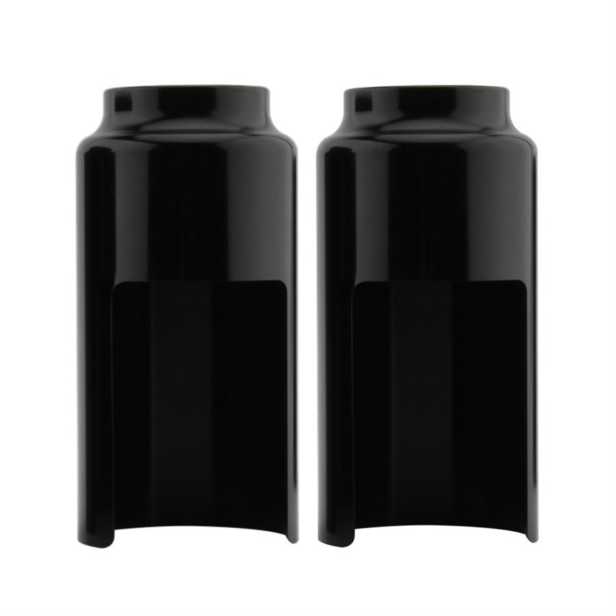 6ks Černé kryty prachovek vidlic Sada krytek trubek Pro Softail Breakout FXBR FXBRS 18-21