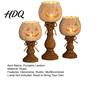 Thanksgiving Pumpkin Centerpiece Rustic White Tealight Candle Holder Set Farmhouse Halloween Tea Light Decorative Fall Accents for Coffee Bar Holders