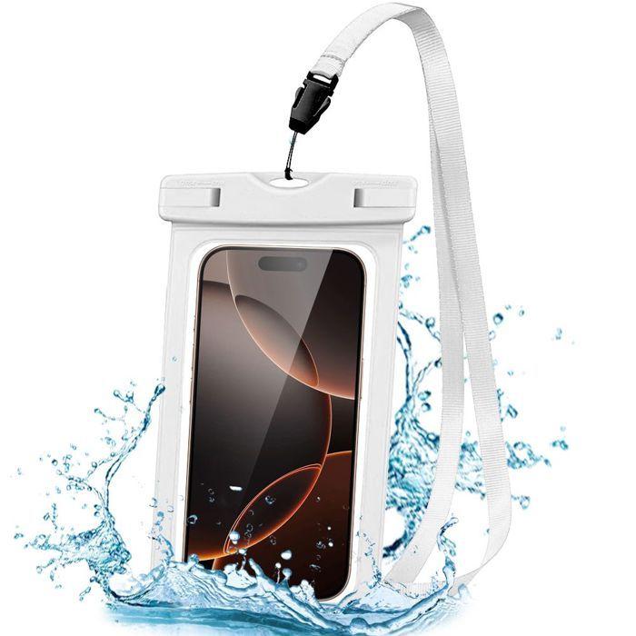 Housse Étanche pour Xiaomi 15 Ultra Xiaomi 14 14T Pro 13 12 Redmi A5 A3 A2 14C 13C 12, Protection IPX8 - Blanc