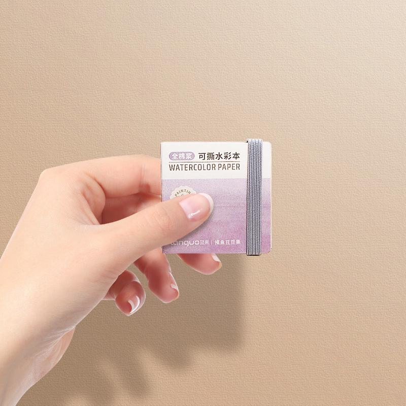 

Квадратная хлопковая бумага для рисования 300 г/м2 для художников, акварельные блокноты для рисования, мини-альбом для рисования, 20 листов, школьные принадлежности для школьников