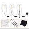 Solar Firecracker LED Lawn Lights: Copper Wire Firework String for Courtyard and Christmas Decor.
