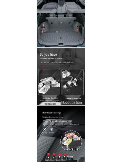 Lynk & Co 08 Full-Coverage Trunk Mat for Interior Decoration