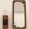 Retro Black Rose Diagonal Mirror Sticker - Full-body Mirror Decoration - Self-adhesive Removable Waterproof Mirror Sticker