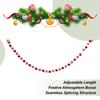 Christmas String Banner Holiday Decorations Photo Props Christmas String Garland For Mantel Fireplace Party Home Indoor Outdoor