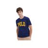 Polo Ralph Lauren Logo Print Crew Neck Short Sleeve Regular T-Shirt Men Tops Navy-Blue 710858957-002