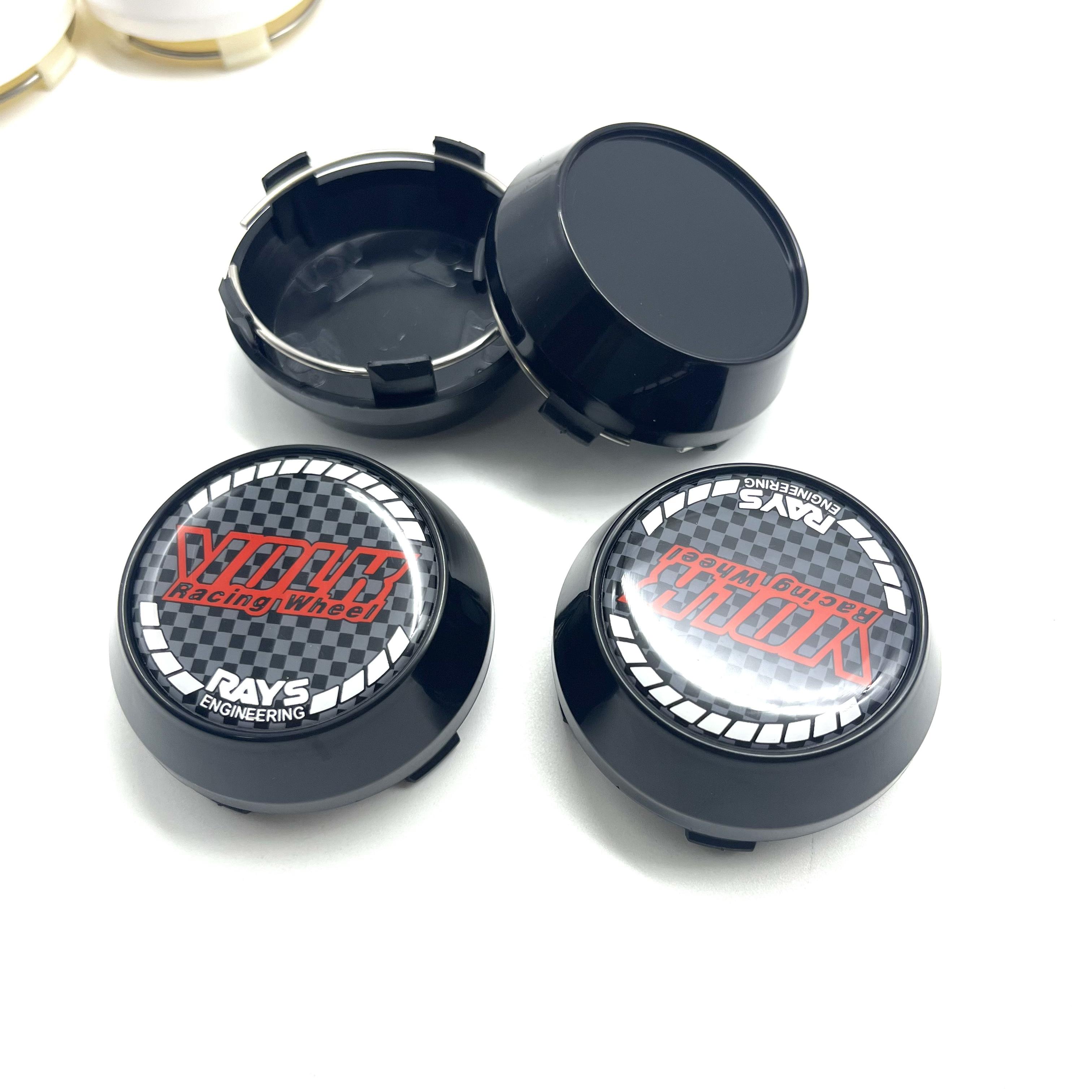 

4pcs/Set VOLK Racing Wheel RAYS ENGINEERING 3D Logo Badge Sticker 60mm Car Wheel Center Cap HubCap Rims Cover Styling Accessorie 60mm Car WheelCap&4Pcs For VOLK Badge