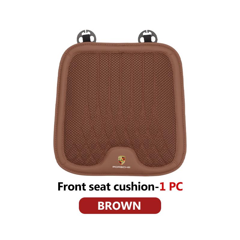 For Porsche Car Seat Cover Ice Silk Seat Pad Driving Cushion Anti-Slip Mat Carrera-GT 918-Spyder Boxster Cayenne Panamera Macan