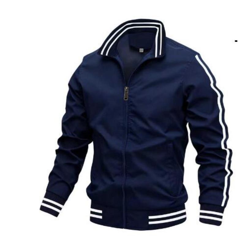 3A New Air Force Pilot Spring and Autumn Season Loose Windproof Waterproof Stand Up Collar Baseball Jacket