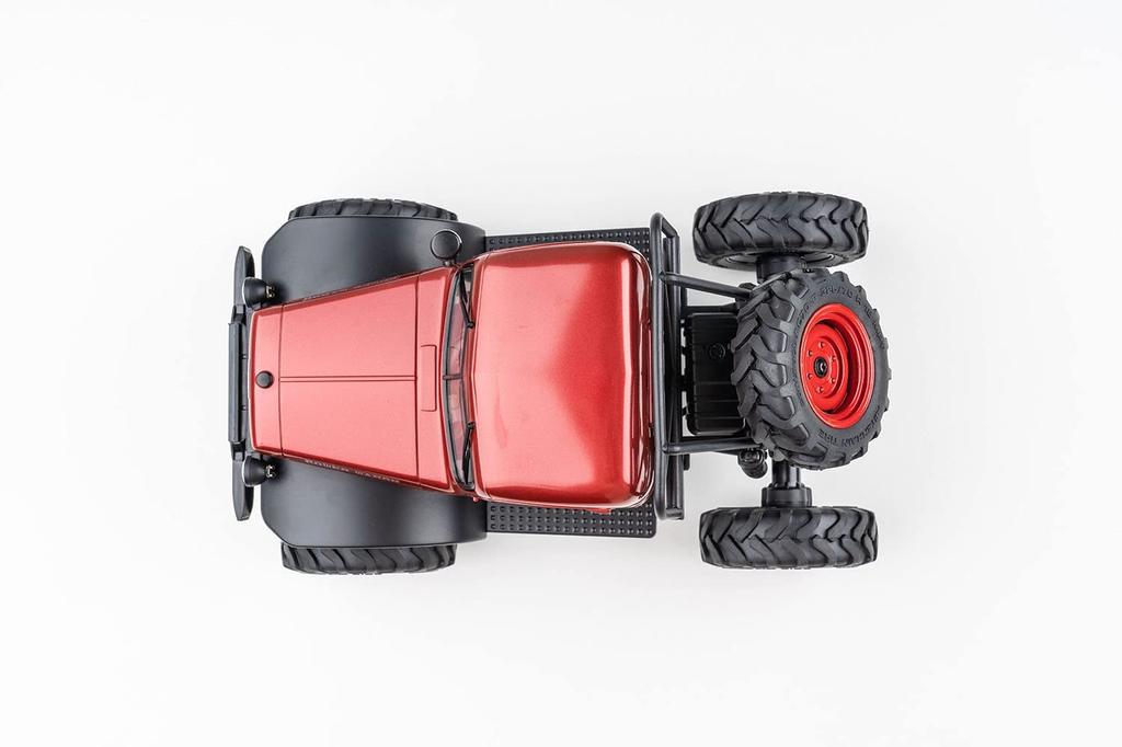 FMS Scale Realistic RC Finished Model Mud Racer 4x4 Power Wagon Red Electric Radio Control FMS12401RED 1/24