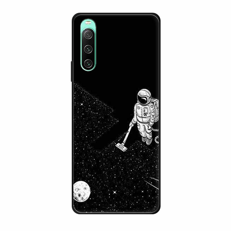 For Sony Xperia 10 IV Cases Soft TPU Silicone Cat Animal Phone Covers For Sony Xperia 1 IV Back Cases Funda for Xperia10IV 6.0''