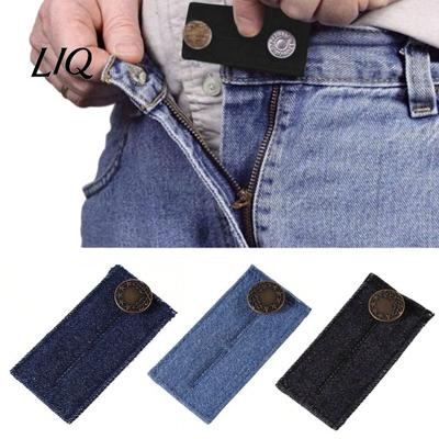 Pregnancy Waist Extender Waistband with Metal Button, Adjustable Extenders for Replacement Button Jeans Pants Trousers Skirt Denim Men Women