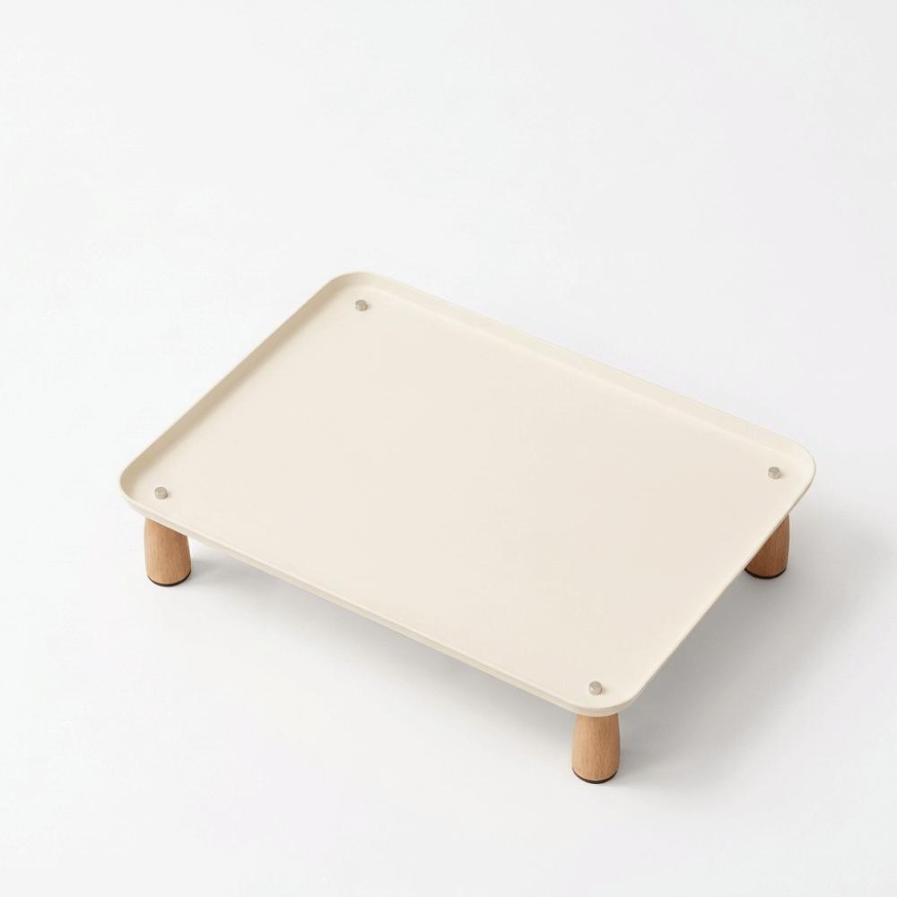 Raised Edge Elevated Pet Feeding Stand Sturdy Pet Feeder Stand Pet Supplies Raised Feeder Home