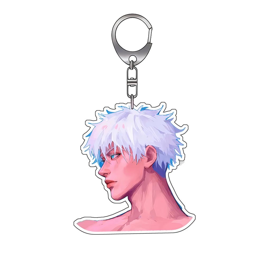 Acrylic Keychain for Jjk Satoru Gojo Ryomen Sukuna Amane Backpack Pendant Anime Decoration Collection Exquisite Gift Toy