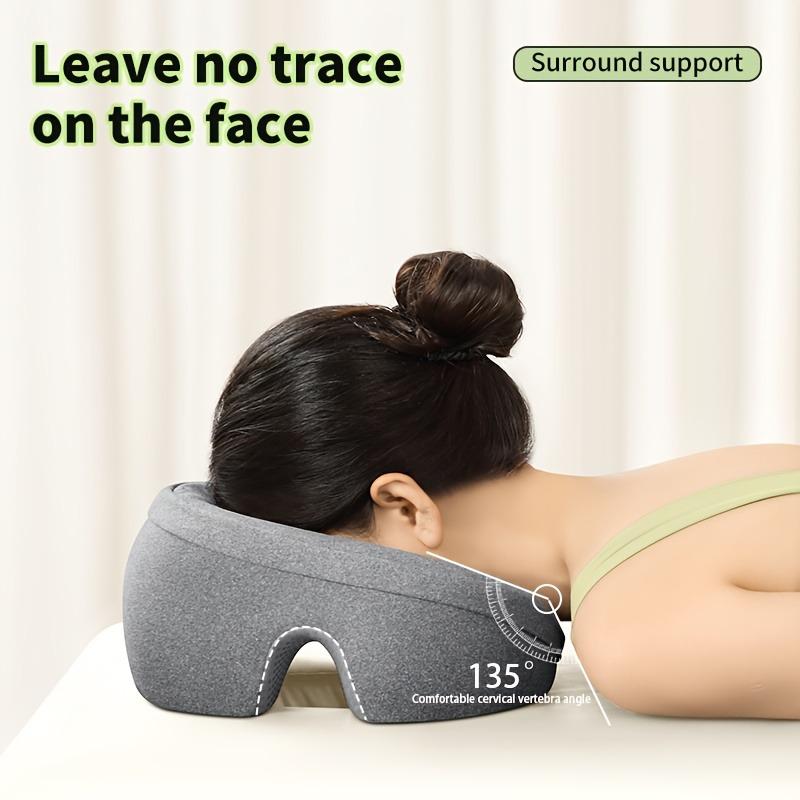 O-shaped Facial Massage Pillow, Soft & Ergonomic, Removable Washable Cover, for Salon & Home Use