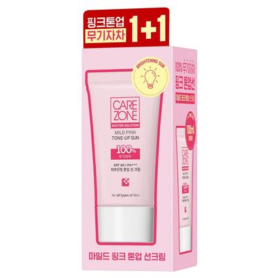 Dr. Solution Mild Pink Tone-up Sun Cream SPF40 PA+++ 50ml X 2p, 50ml, 1 Unit