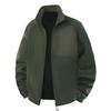 New Men's Stand-up Collar Thickened Fleece Jacket with Velvet Warmth and Windproof Fashion