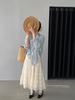 Jiang Zuo French Lace Embroidered Long Skirt - Women's 2026 Spring Large Swing Style