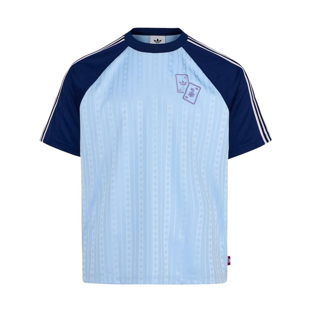 Adidas Originals X Disney Cheshire Cat Loose Fit Crew Neck Striped Casual Sports Short Sleeve T-Shirt Unisex Tops KY8308