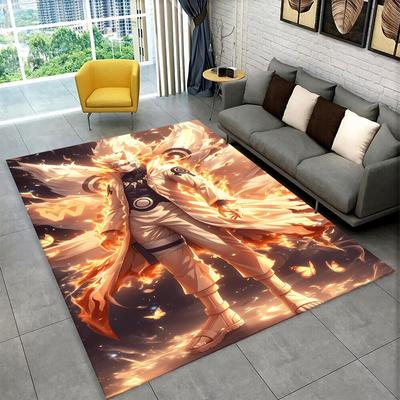 Anime N-Naruto Cartoon Itachi Carpet Rug for Playroom Bedroom Living Room Sofa Home Decor,kid Area Rug Non-slip Floor Mat Gift