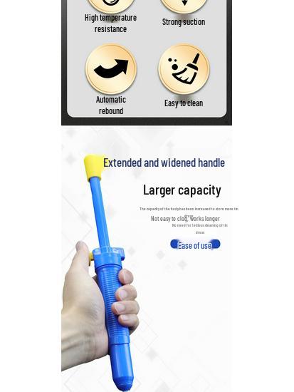 Large Desoldering Pump for Efficient Solder Residue Removal - Manual Vacuum Solder Sucker Extractor