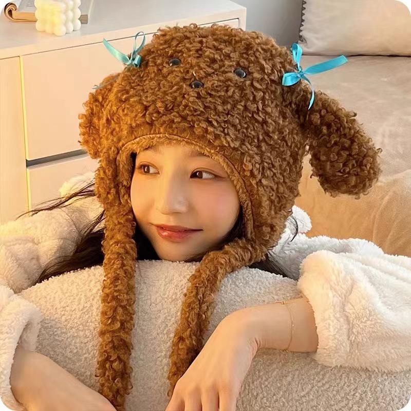 Winter Cute Puppy Ear Warm Hat - Soft, Thickened, Versatile, Student-Friendly