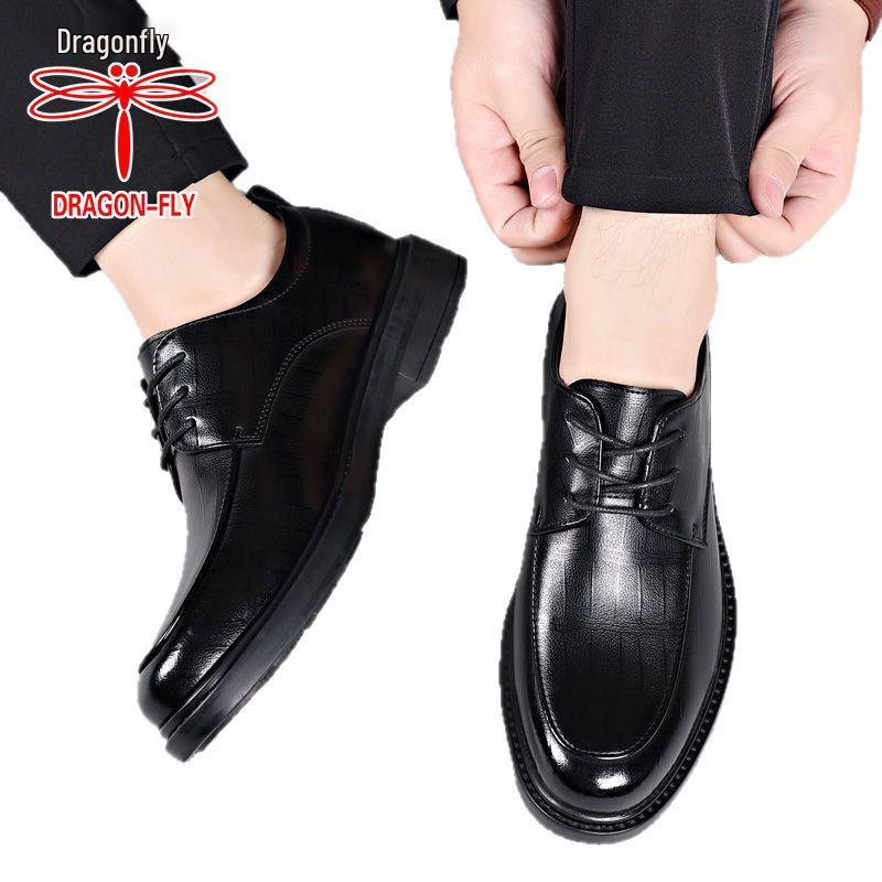 Dragonfly Genuine Leather Men's Formal & Casual Shoes - British & Korean Wedding Style