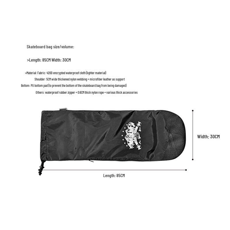 MACKAR Trendy Co-Design skateboardový batoh pro prkna Double Rocker & Banana