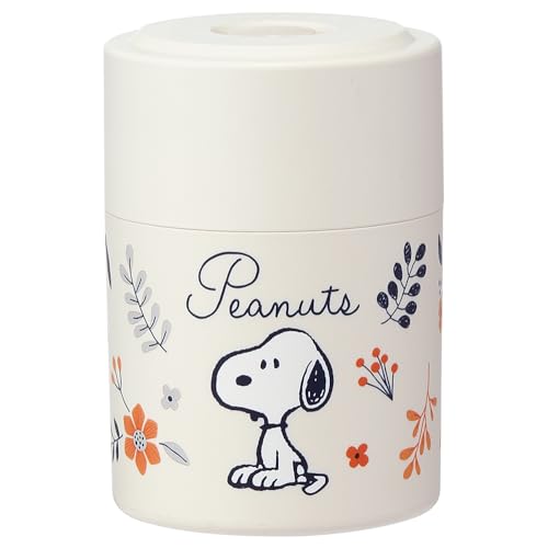 Skater Airtight Storage Container with Push Button 520ml Snoopy Made in Japan POS5-A