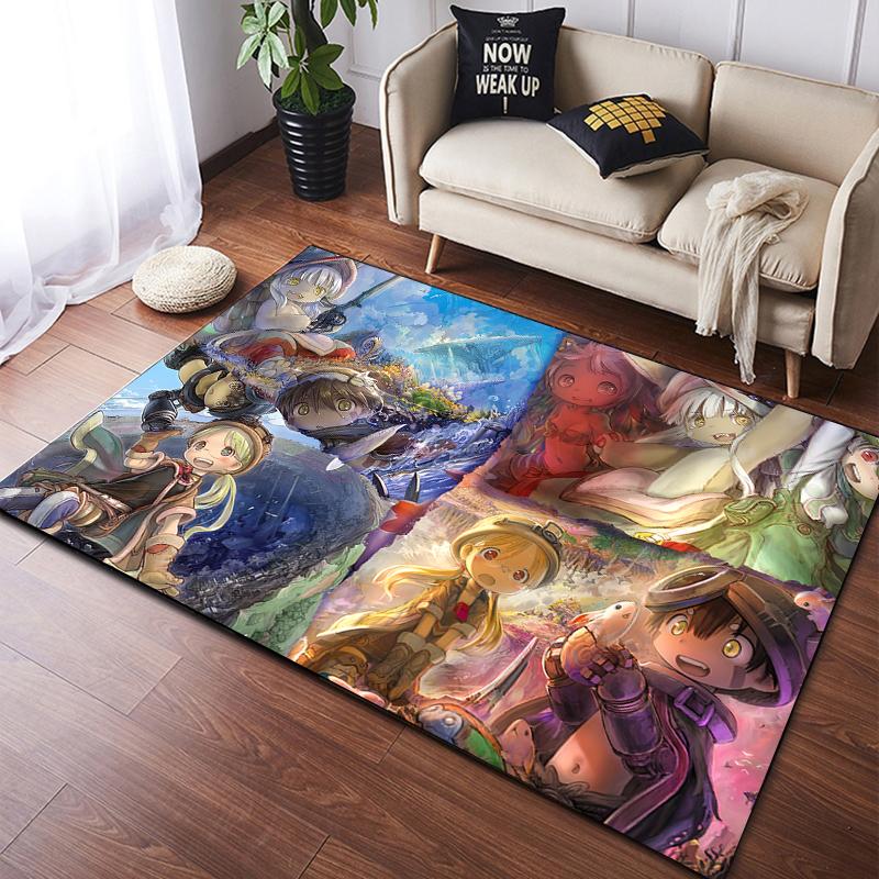 Anime Made In Abyss Carpet Kitchen MatEntrance Doormat Bedroom Floor Decoration Living Room Carpet Bathroom Anti-slip Rugs