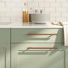 Furniture Handles 5 pcs. Bronze coloured 224 mm Stainless Steel