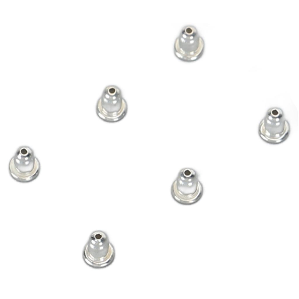 Earring Backs 925 Silver Replacement Secure Locking Studs Backs for Women Girls 3 Pairs