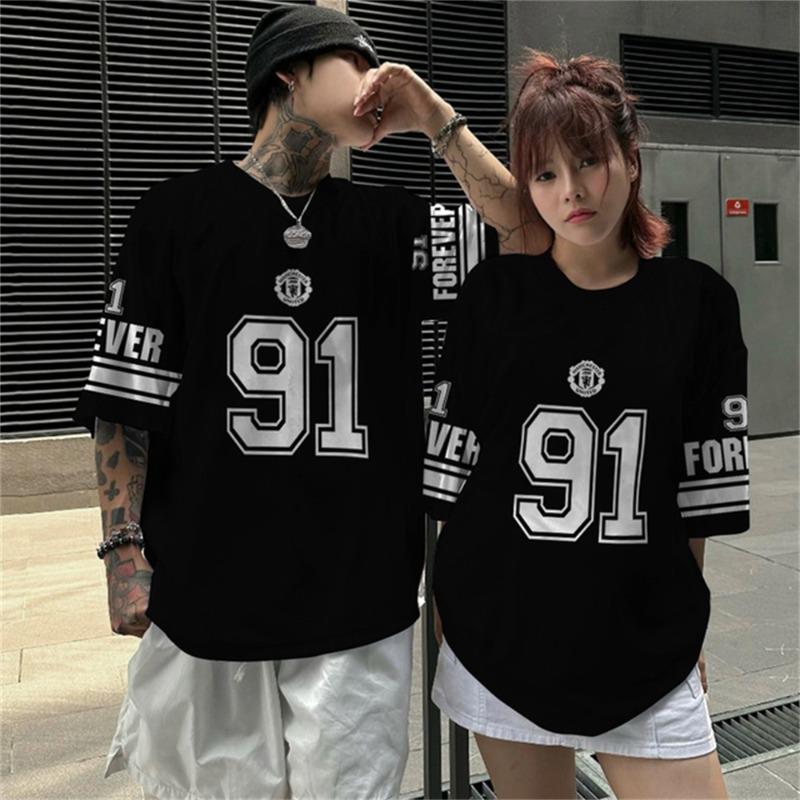 

Digital Letters 3D Sports Fast Dry Breathable Men Plus Size T-shirt Basketball Jersey Hip-hop Couple XXS