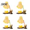 Halloween Ghost Candle Decor Puppy Electronic Ornament, LED Light, Simulated Warm Party Supplies Light for Home Desktop Atmosphere Decoration