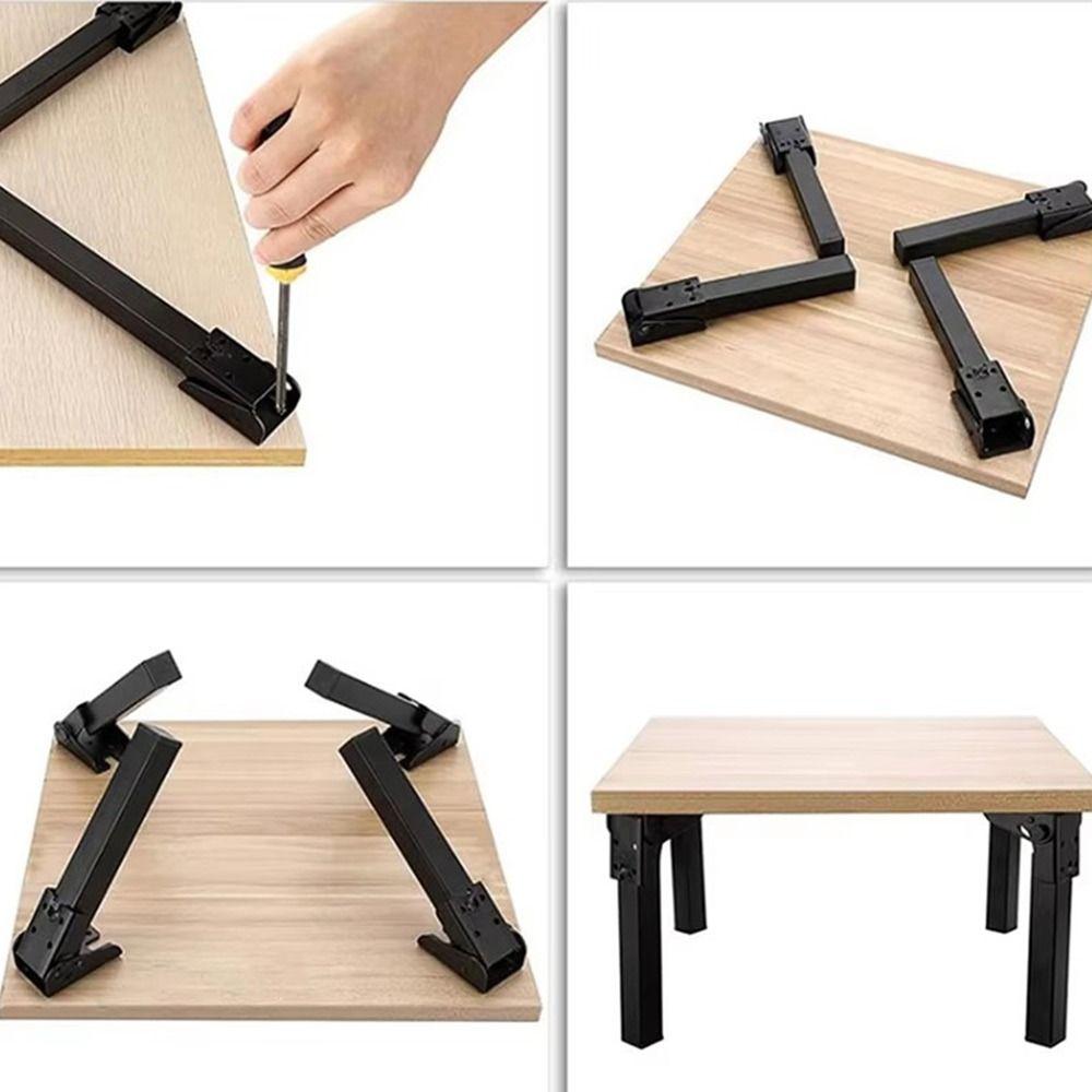 Metall Klappbare Tischbeine Füße Bett Sofa Stützbeine für Couch Schrank Nachttische Kleiderschrank