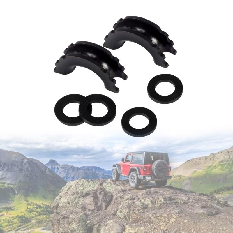 Shackle Isolator Upgraded DRing Shackle Covers & 4Pcs Washer Fits 3/4 inch Shackle Gear Design Rattling Protections