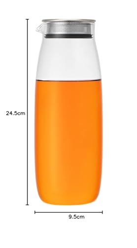 KINTO UNITEA Water Carafe, 1.1L, Dishwasher and Microwave Safe, 21721
