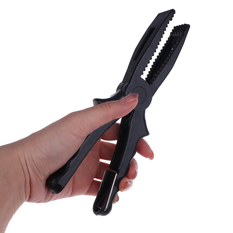 1Pc Non-Slip Fishing Pliers Abs Fish Clamp Fish Gripper Catcher Grip Catch Release Tool Hook Extractor Fish Body Holder Tongs