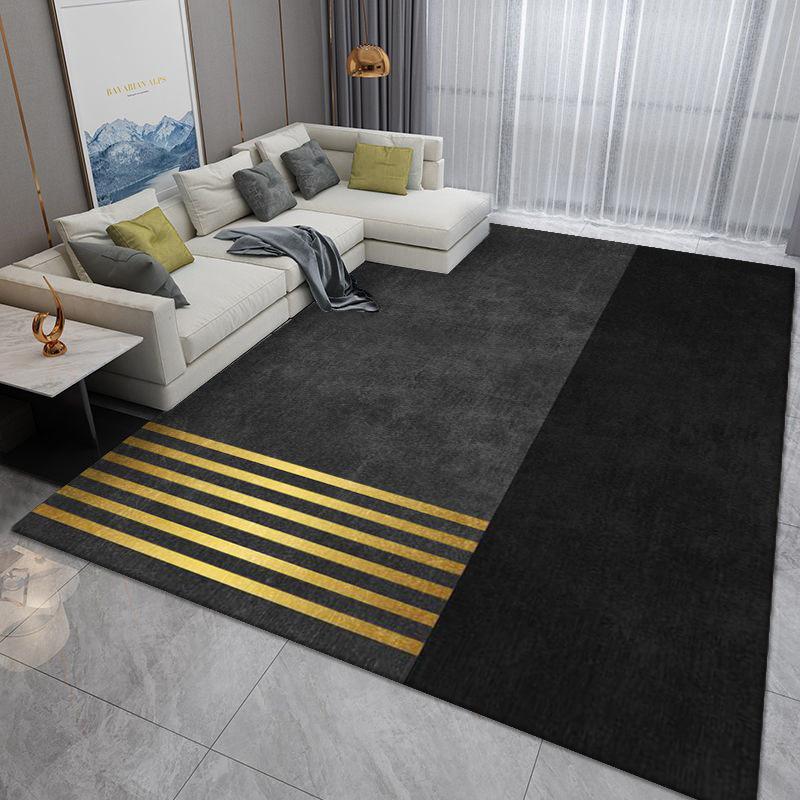Nordic Light Luxury Living Room Carpet - Washable, Full Paving, Bedroom/Beside Floor Mat