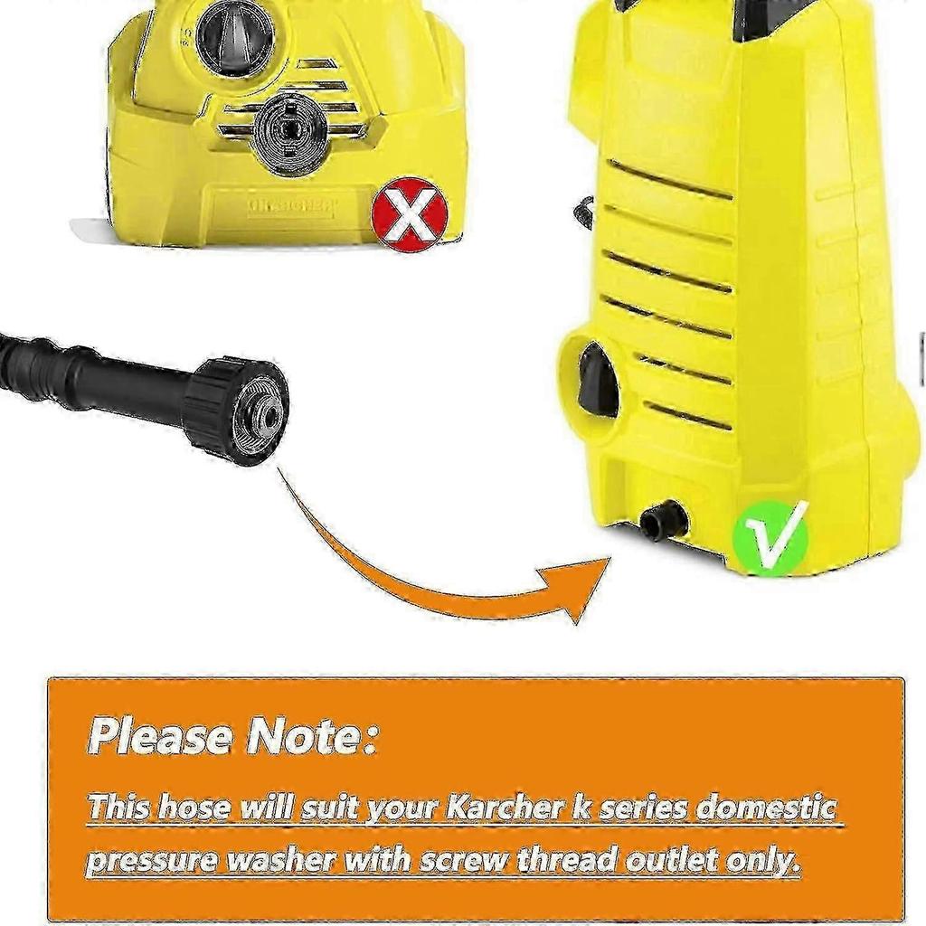 Karcher K2 Old Model Pressure Washer Hose 6m with M22 Connector