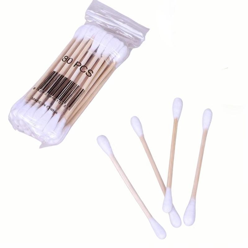 Bamboo Stick Makeup Remover Cotton Swab