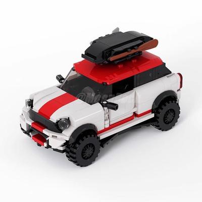 M Yapı Taşı Lego 131071 Mini Countryman Off-Road Versiyonu ile Uyumlu, Sekiz Izgaralı Araba Modeli Yapboz