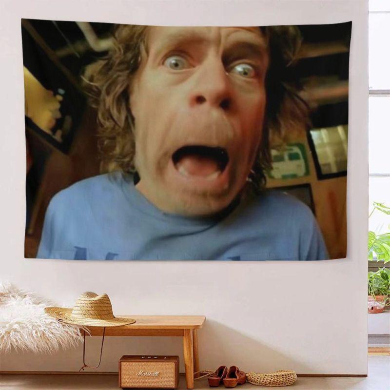 Shocking Men's Fun Meme Tapestry, Wall Hanging Cloth, Funny Bedroom Dormitory Apartment Home Wall Decoration