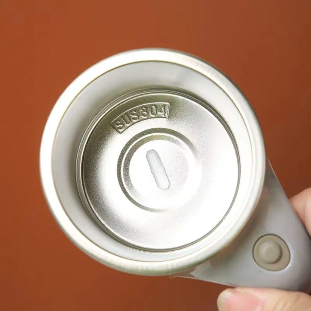 Stainless Steel Magnetic Coffee Mixing Mug Rechargeable Electric Drink Mixer  Coffee Tea