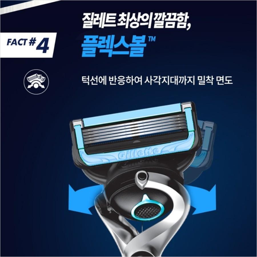 Nya Gillette ProShield Chill Razor Blades, 8 delar, 1 set