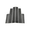 Real Carbon Fiber B Pillar Trim Sticker Panels For BMW X6 2009-2014 Car Exterior Styling Accessories Kit Sets Replacement Panels