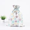 Portable Ribbon Drawstring Christmas Gift Bag Bundle Pocket Food Grade Aluminum Foil Candy Bag Christmas Jewelry Storage Bags