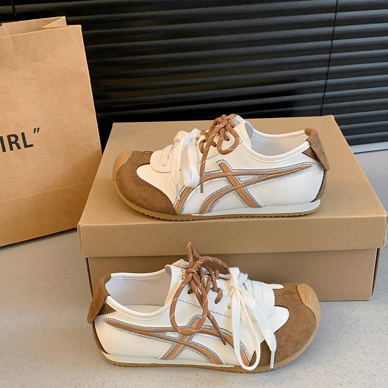 Ballet style retro mandarin duck sports and leisure thin-soled shoes 2025 spring new models