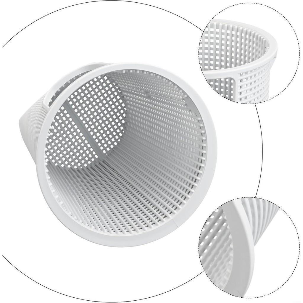 Pool Pump Basket Replacement Weatherproof Design Efficient Debris Collection Plastic Texture for Filtration Systems