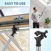 Anti-slip Texture Window Pole Opener Multi-angle Telescopic Window Opener  Sunroom Window